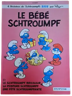 Le bébé Schtroumpf