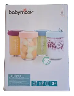 Babymoov - Babybols - Kit de contenants alimentaires en verre