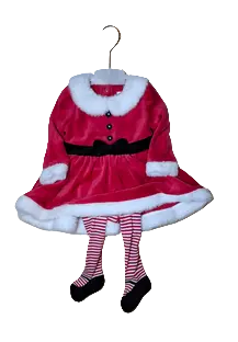 Robe de Noël avec bas - C&A - 6/9 mois (74cm)