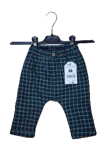 Pantalon carreaux doublé fourrure - Sergent Major - 9m (71cm)