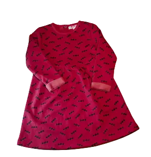 Robe rouge (doublée velour) et bonbons - BESTies - 36m (98 cm)