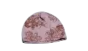 Bonnet rose / fleurs - Newborn - 0/3 mois