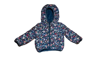 Manteau réversible vert (feuilles) à capuche - Sergent Major - 6m (67cm)