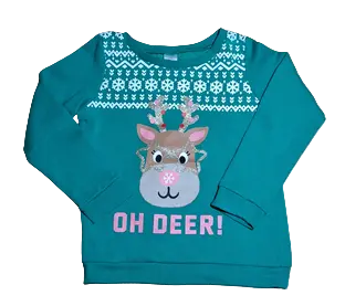 Pull de Noël à col rond "Oh Deer" - Carter's - 5 ans (104 cm)