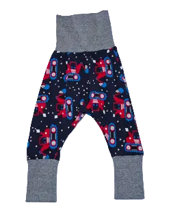 Sarouel tissus "grue" - Home made (fait maison) - 74cm