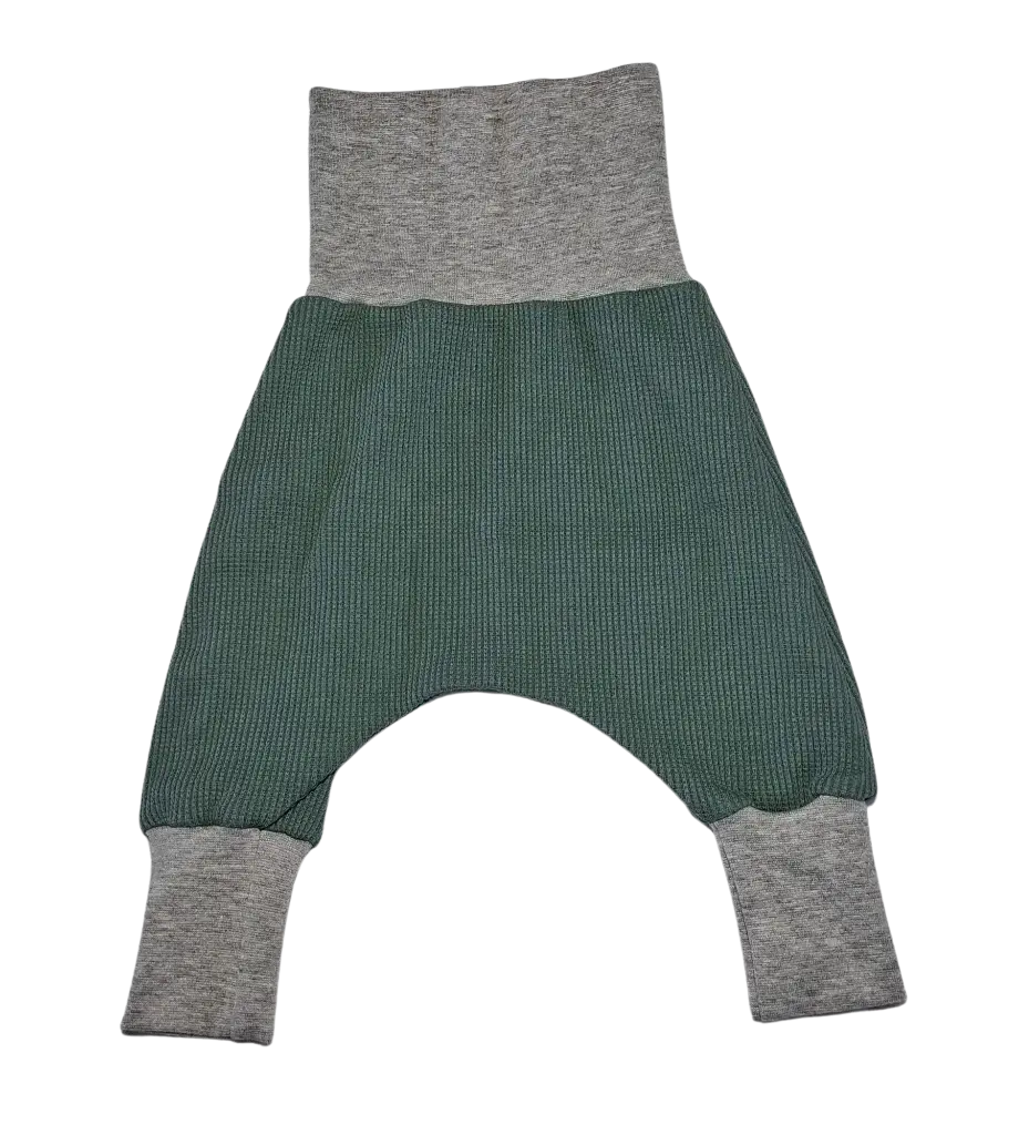 Sarouel tissus "vert" - Home made (fait maison) - 56 cm