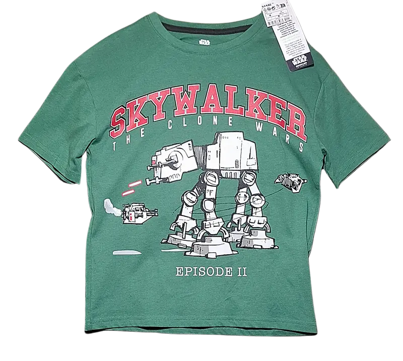 Star-Wars T-Shirt Clone Wars vert - 8 ans (126 / 131 cm)